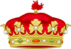 Heraldic crown of Spanish Grandees.