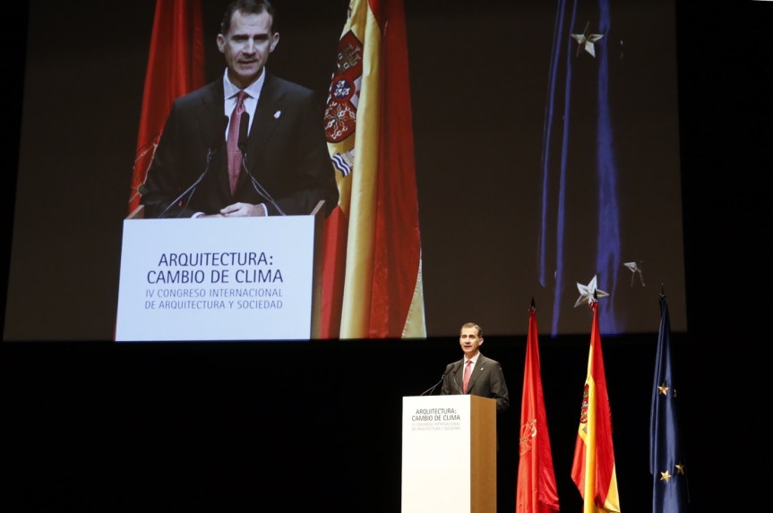 Su Majestad el Rey durante su intervención